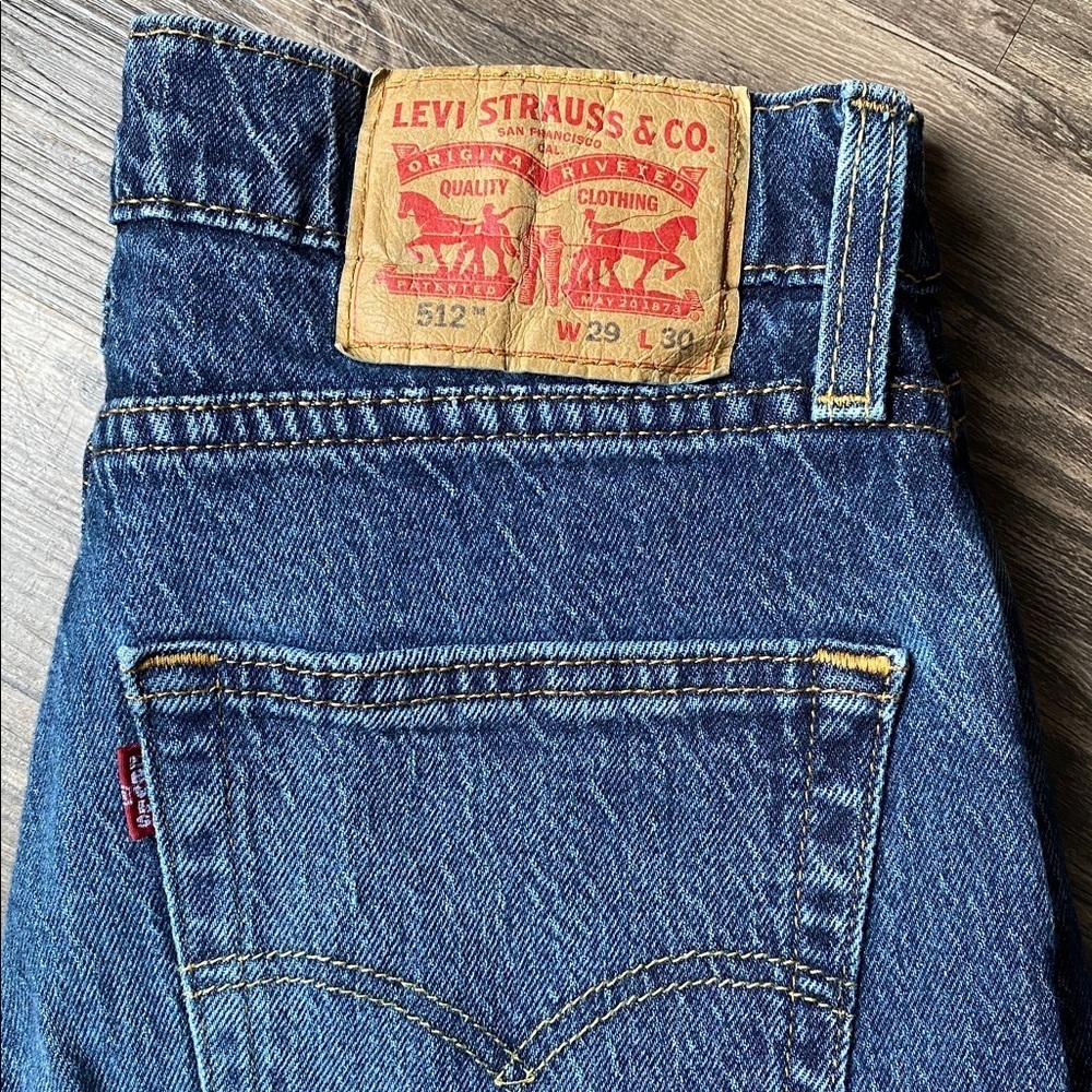 Levi's 512 Mens Jeans Size 29x30 - Picture 6 of 11